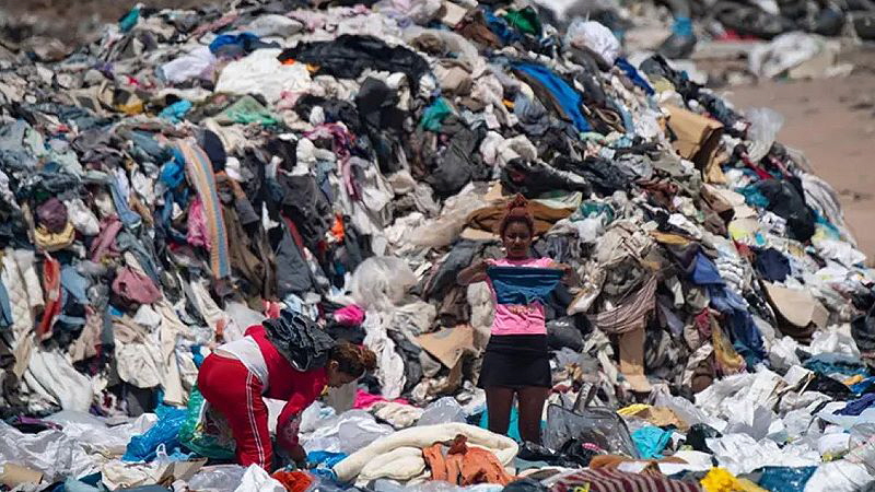 Waste in the desert