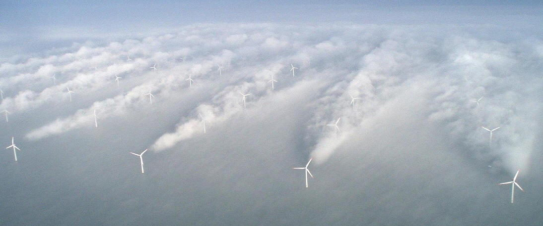 Wind turbines are fog machines, Source: Screenshot