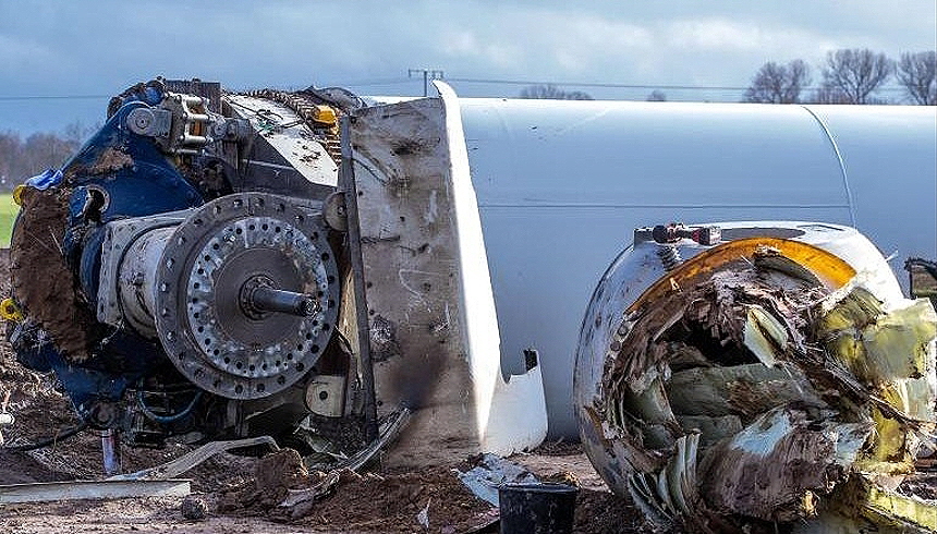 Wind turbine scrap, Source: Screenshot